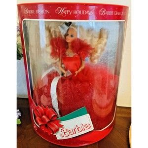 1988 Happy Holidays Barbie Doll Collector Holiday BARBIE Passion Gran Gala